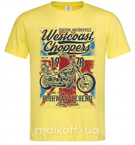 Мужская футболка Westcoast Choppers Лимонный фото