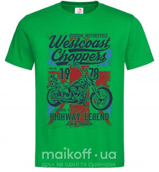 Мужская футболка Westcoast Choppers Зеленый фото