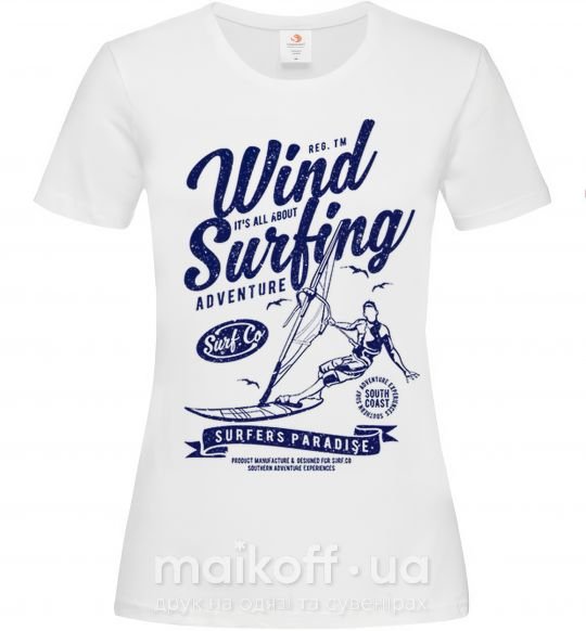 Жіноча футболка Wind Surfing Білий фото
