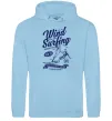 Чоловіча толстовка (худі) Wind Surfing Блакитний фото