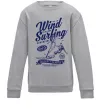 Детский Свитшот Wind Surfing Серый меланж фото