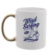 Чашка с цветной ручкой Wind Surfing Золото Чашка с цветной ручкой Wind Surfing Золото фото
