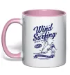 Чашка с цветной ручкой Wind Surfing Нежно розовый Чашка с цветной ручкой Wind Surfing Нежно розовый фото