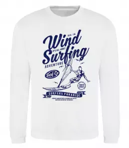 Свитшот Wind Surfing Белый фото