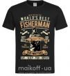 Мужская футболка World's Best Fisherman Черный фото