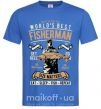 Мужская футболка World's Best Fisherman Ярко-синий фото