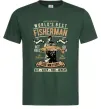 Чоловіча футболка World's Best Fisherman Темно-зелений фото