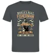 Чоловіча футболка World's Best Fisherman Графіт фото