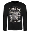 Світшот Think Big Truck Чорний фото