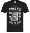 Чоловіча футболка Think Big Truck Чорний фото