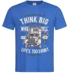 Чоловіча футболка Think Big Truck Яскраво-синій фото