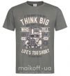 Мужская футболка Think Big Truck Графит фото