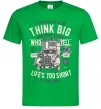 Чоловіча футболка Think Big Truck Зелений фото