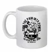 Чашка керамическая Turn The Pain Into Power Белый фото