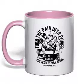 Чашка с цветной ручкой