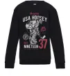 Дитячий світшот USA Hockey Чорний фото
