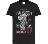 Детская футболка USA Hockey Черный фото