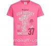 Детская футболка USA Hockey Ярко-розовый фото