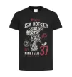 Детская футболка USA Hockey Черный фото