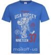 Мужская футболка USA Hockey Ярко-синий фото