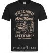 Мужская футболка Speed & Power Hotrod Черный фото