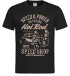 Чоловіча футболка Speed & Power Hotrod Чорний фото