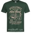 Чоловіча футболка Speed & Power Hotrod Темно-зелений фото