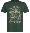 Чоловіча футболка Speed & Power Hotrod Темно-зелений фото