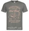 Мужская футболка Speed & Power Hotrod Графит фото