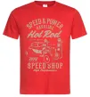 Чоловіча футболка Speed & Power Hotrod Червоний фото