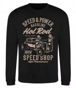 Свитшот Speed & Power Hotrod Черный фото