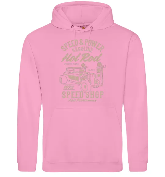Чоловіча толстовка (худі) Speed & Power Hotrod Рожевий фото