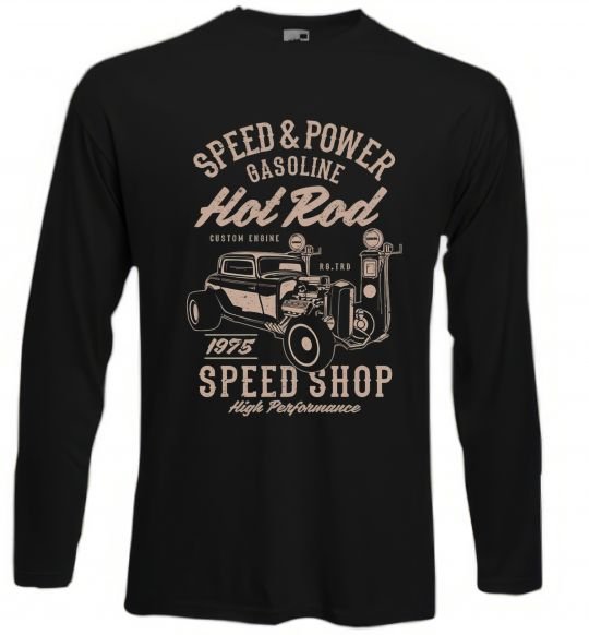 Реглан Speed & Power Hotrod Чорний фото