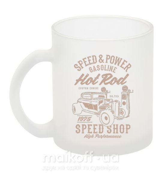 Чашка скляна Speed & Power Hotrod Фроузен фото