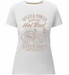 Женская премиум футболка Speed & Power Hotrod Белый фото