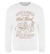 Світшот Speed & Power Hotrod Білий фото