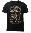 Мужская премиум футболка Speed & Power Hotrod Черный фото