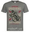Чоловіча футболка Speed Rebel Dirty Garage Графіт фото