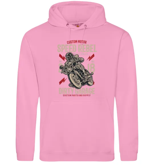 Мужская толстовка (худи) Speed Rebel Dirty Garage Розовый фото