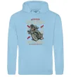 Мужская толстовка (худи) Speed Rebel Dirty Garage Голубой фото