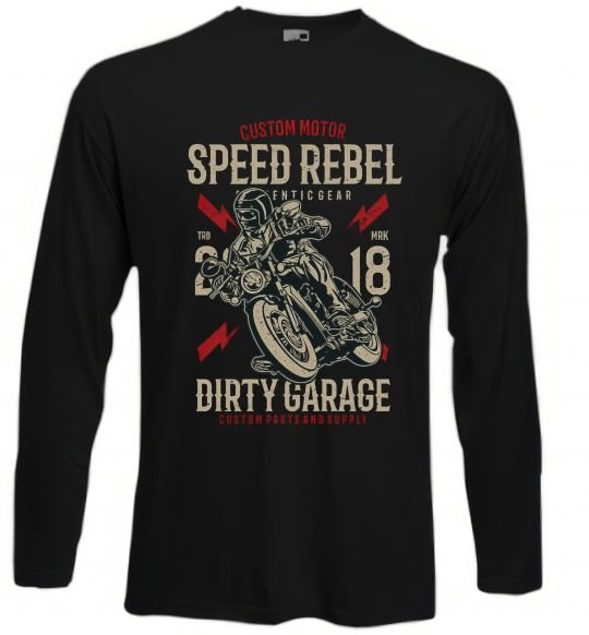 Реглан Speed Rebel Dirty Garage Чорний фото