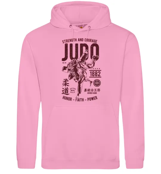 Женская толстовка (худи) Judo Розовый фото