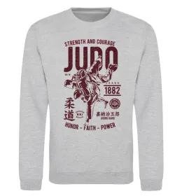Свитшот Judo Серый меланж фото