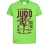 Детская футболка Judo Лаймовый фото