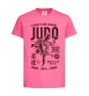 Детская футболка Judo Ярко-розовый фото