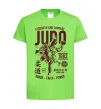 Детская футболка Judo Лаймовый фото