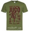 Мужская футболка Judo Оливковый фото