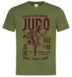 Мужская футболка Judo Оливковый фото