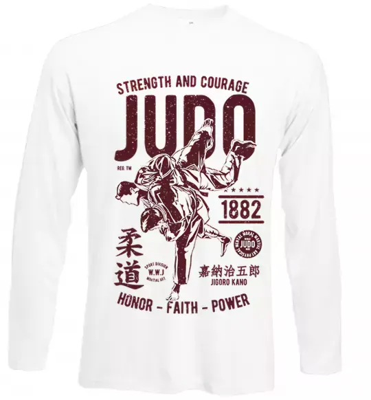Лонгслив Judo Белый фото