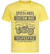 Чоловіча футболка Speedlands Custom Bike Лимонний фото